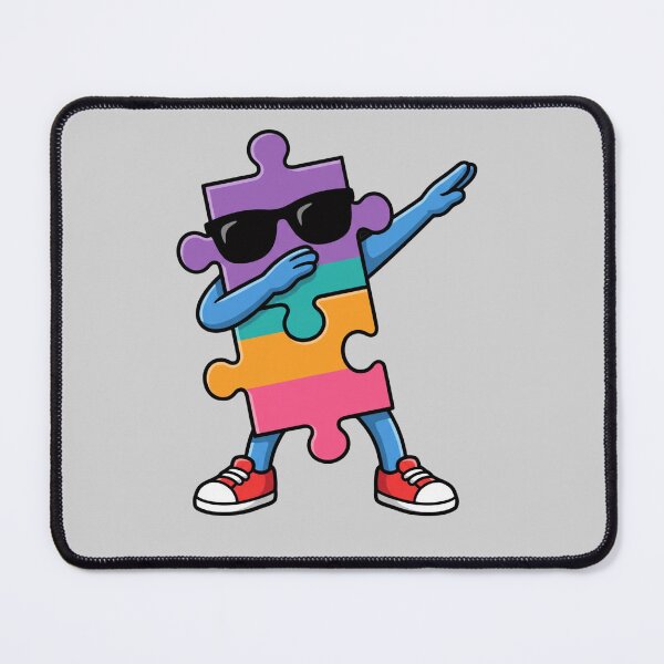 Item preview, Dabbing Puzzle Piece Cool Kid designed and sold by WearTheVibe Store.