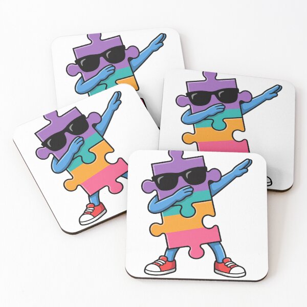 Item preview, Dabbing Puzzle Piece Cool Kid designed and sold by WearTheVibe Store.
