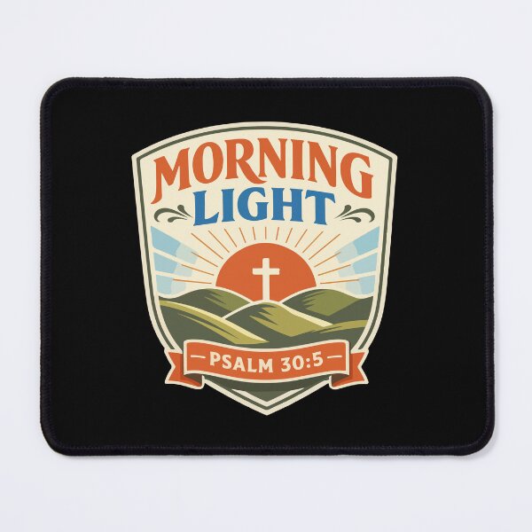 Item preview, Morning Light Christian Sunrise – Psalm 30:5 Bible Verse designed and sold by stylishdzign.