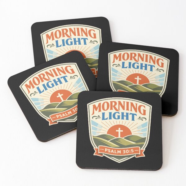 Item preview, Morning Light Christian Sunrise – Psalm 30:5 Bible Verse designed and sold by stylishdzign.