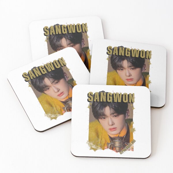 Item preview, ALPHA DRIVE ONEe (ALD1) Sangwon Global KPOP Boy Group Black and White Collage Digital Art Portrait designed and sold by AJUNICE STUDIO.