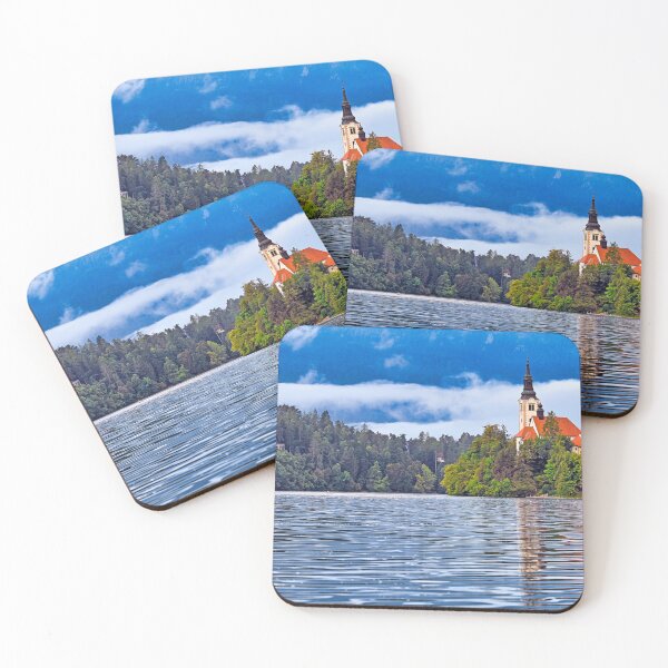 Item preview, Pilgrimage Church of the Assumption of Maria, Lake Bled landscape, Slovenia designed and sold by goceris.