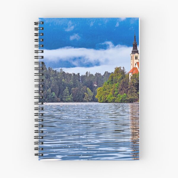 Item preview, Pilgrimage Church of the Assumption of Maria, Lake Bled landscape, Slovenia designed and sold by goceris.