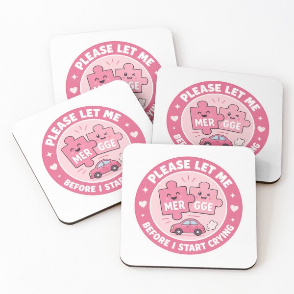 Item preview, Please Let Me Mergge Before I Start Crying Driver Merge Lane Commuter Traffic Humor designed and sold by HumansStuck12.
