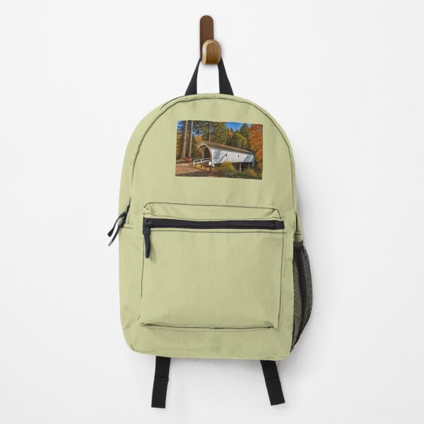 Item preview, Powder Works Covered Bridge designed and sold by gotucoveredart.