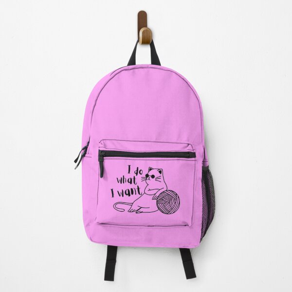 Item preview, I Do What I Want – Grumpy Animal Lazy Cat Minimalist Funny Cat Lover Gift designed and sold by Artycom.
