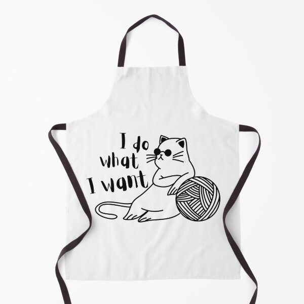 Item preview, I Do What I Want – Grumpy Animal Lazy Cat Minimalist Funny Cat Lover Gift designed and sold by Artycom.