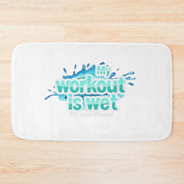 Item preview, Copy of my workout is wet–Water Workout Graphic designed and sold by Halbeskilo.