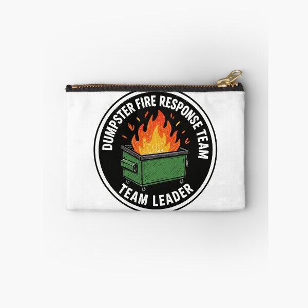 Item preview, Dumpster Fire Response Team Team Leader Management Leadership Workplace Humor designed and sold by HumansStuck12.