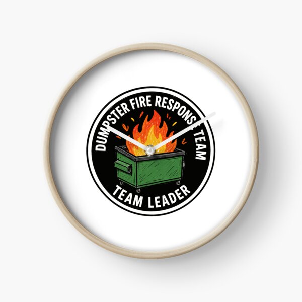 Item preview, Dumpster Fire Response Team Team Leader Management Leadership Workplace Humor designed and sold by HumansStuck12.