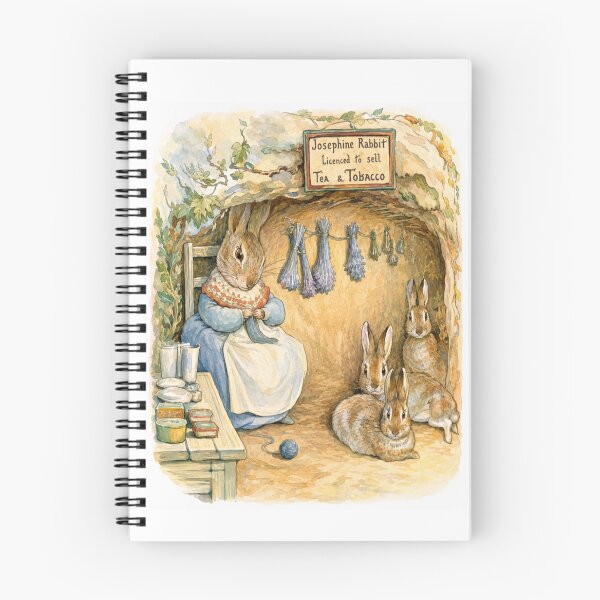 Item preview, Beatrix Potter Vintage Watercolor Mrs. Josephine Rabbit Wall Art for Nursery designed and sold by RickE.