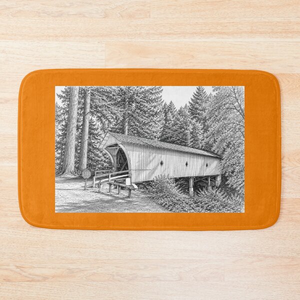 Item preview, Powder Works Covered Bridge graphene pencil designed and sold by gotucoveredart.