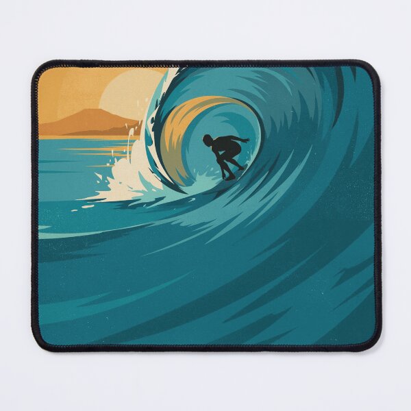 Item preview, Pipeline North Shore Hawaii Vintage Surfing Travel Poster designed and sold by Audenfarrow09.