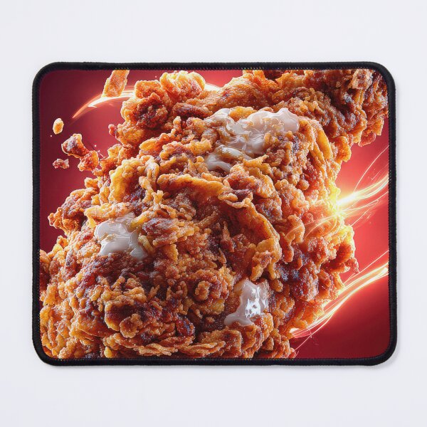 Item preview, Golden Crispy Fried Chicken Drumstick | Crunchy Food Art | Crispy Comfort Food Illustration designed and sold by Grafititee.