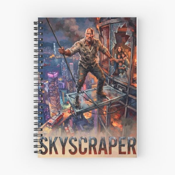 Item preview, Skyscraper Action Thriller Fine Art Tribute designed and sold by Art's Diner.
