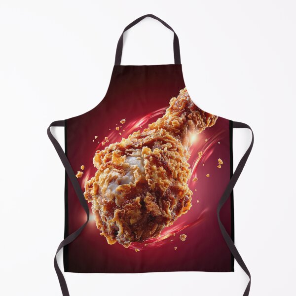 Item preview, Golden Crispy Fried Chicken Drumstick | Crunchy Food Art | Crispy Comfort Food Illustration designed and sold by Grafititee.