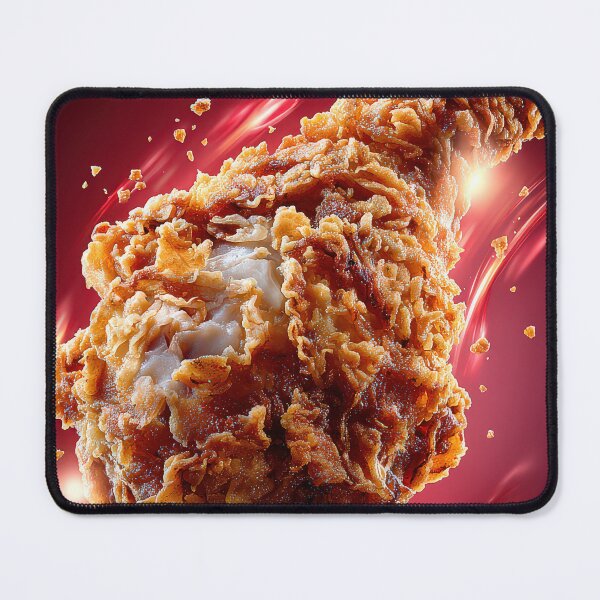 Item preview, Golden Crispy Fried Chicken Drumstick | Crunchy Food Art | Crispy Comfort Food Illustration designed and sold by Grafititee.