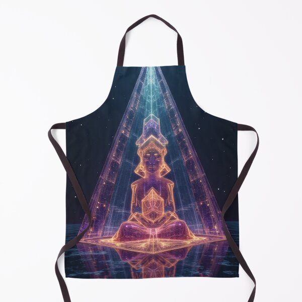 Item preview, Meditative Buddha figure in a radiant energetic field designed and sold by Mianku | Für das Leben.