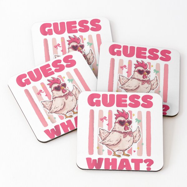 Item preview, Guess What Chicken Butt Funny Pink Retro Stripe Sunglasses Hen Art For Kids designed and sold by Twindluzz.