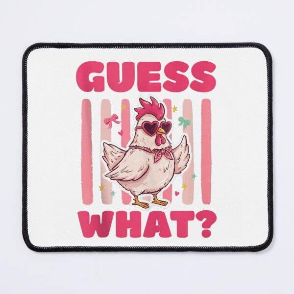 Item preview, Guess What Chicken Butt Funny Pink Retro Stripe Sunglasses Hen Art For Kids designed and sold by Twindluzz.