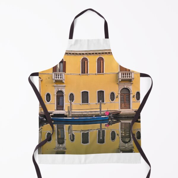 Item preview, Old colourful houses and boats, reflection in canal of Chioggia,summertime, Italy designed and sold by goceris.