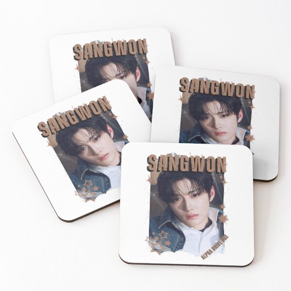 Item preview, ALPHA DRIVE ONEe (ALD1) Sangwon Global KPOP Boy Group Black and White Collage Digital Art Portrait designed and sold by AJUNICE STUDIO.
