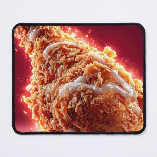 Item preview, Golden Crispy Fried Chicken Drumstick | Crunchy Food Art | Crispy Comfort Food Illustration designed and sold by Grafititee.