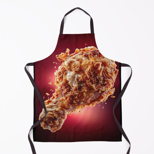 Item preview, Golden Crispy Fried Chicken Drumstick | Crunchy Food Art | Crispy Comfort Food Illustration designed and sold by Grafititee.