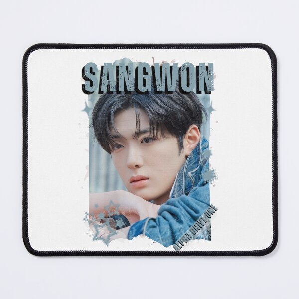 Item preview, ALPHA DRIVE ONEe (ALD1) Sangwon Global KPOP Boy Group Black and White Collage Digital Art Portrait designed and sold by AJUNICE STUDIO.