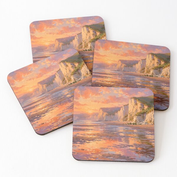 Item preview, Impressionist Landscape - Pourville Sunset designed and sold by Late Theory.