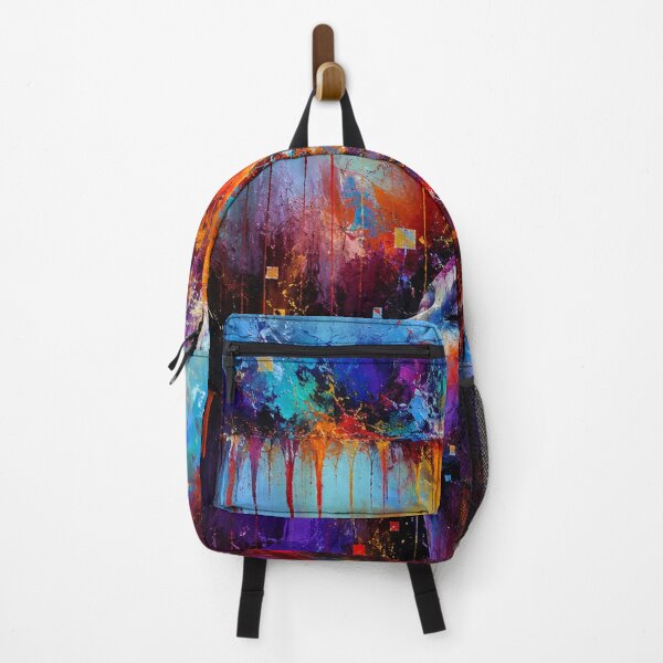 Item preview, Celestial Dream - Blue and Orange Abstract Woman Portrait designed and sold by Joey Santiago.