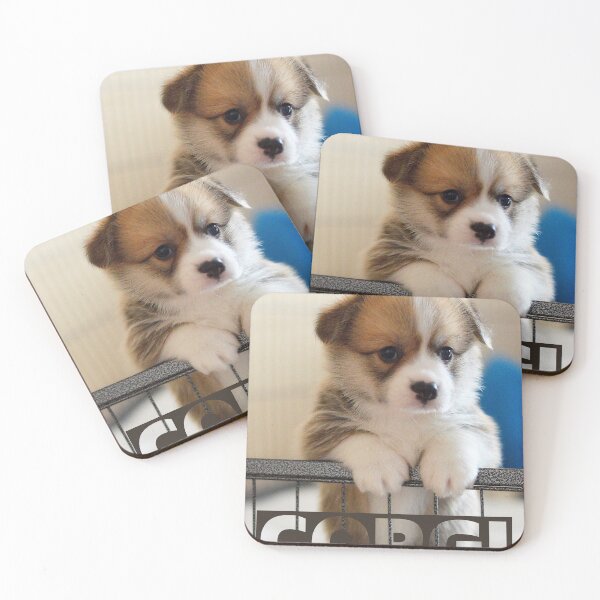Artikelvorschau, Niedliches Corgi-Welpen-Fotodesign entworfen und verkauft von Fatma Creates.