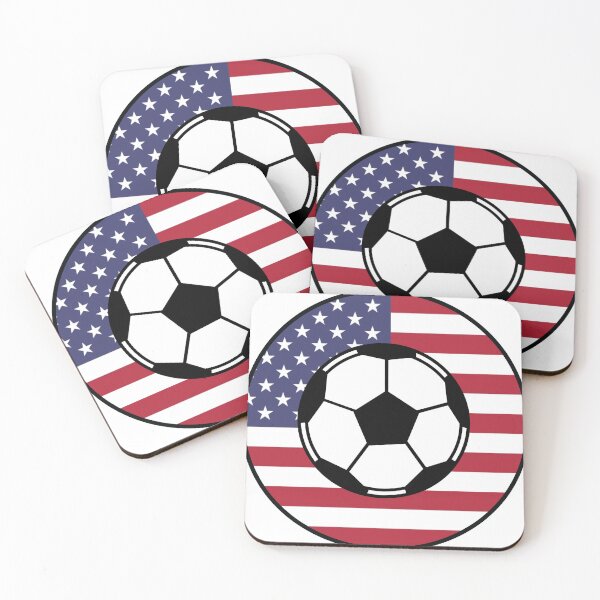Item preview, United States of America USA World Cup Team Colors Soccer Football  designed and sold by Rolographics1.