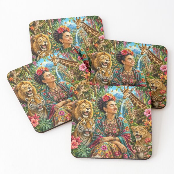 Item preview, frida Kahlo wildlife designed and sold by Muycote.