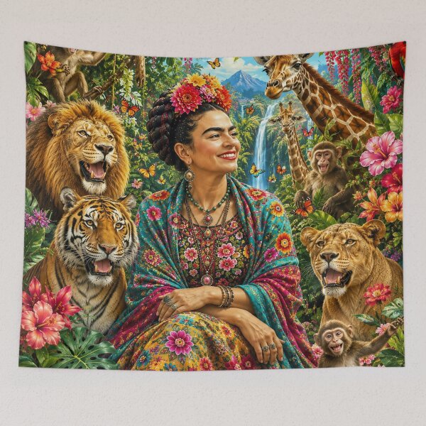 Item preview, frida Kahlo wildlife designed and sold by Muycote.