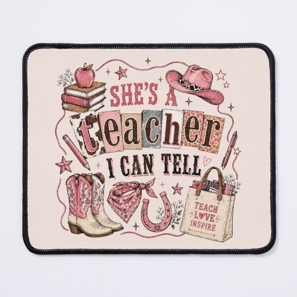 Item preview, She's Teacher, Outline Map State, Classroom, Back to School, Teacher designed and sold by Quiajia.
