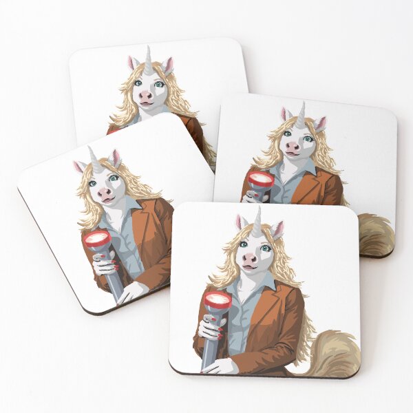 Item preview, Unicorn Theatre Usher designed and sold by KlakkDrawsStuff.