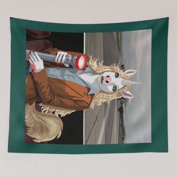 Item preview, Unicorn Theatre Usher designed and sold by KlakkDrawsStuff.