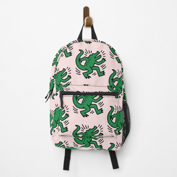 Item preview, Funny Keith Haring-inspired Dancing Crocodile designed and sold by ZERO-MIND.