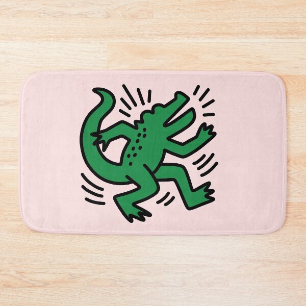 Item preview, Funny Keith Haring-inspired Dancing Crocodile designed and sold by ZERO-MIND.