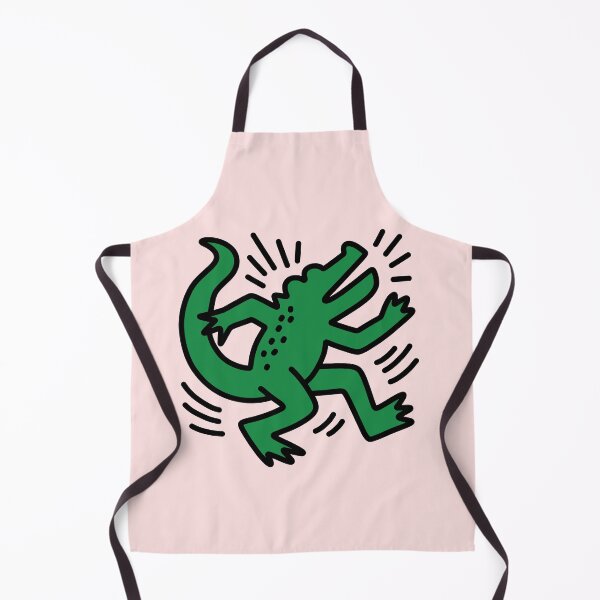 Item preview, Funny Keith Haring-inspired Dancing Crocodile designed and sold by ZERO-MIND.