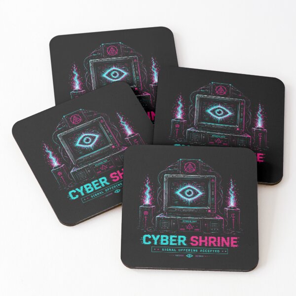 Item preview, Cyber Shrine – Signal Offering Accepted designed and sold by JupiterGlitchEmpire.