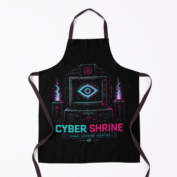 Item preview, Cyber Shrine – Signal Offering Accepted designed and sold by JupiterGlitchEmpire.