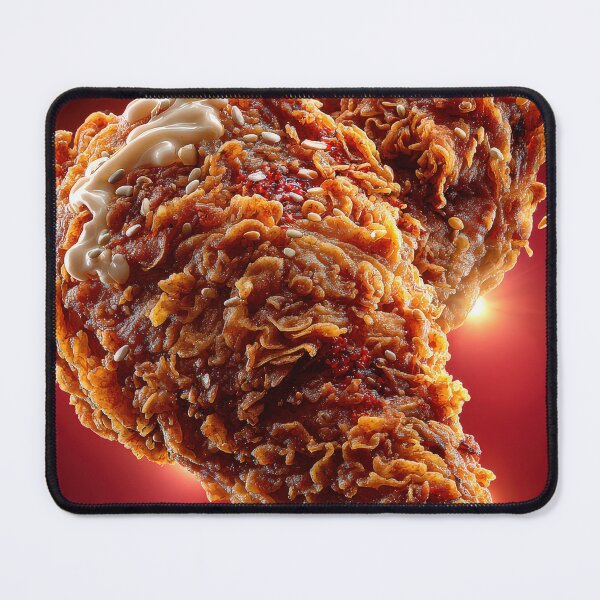 Item preview, Golden Crispy Fried Chicken Drumstick | Crunchy Food Art | Crispy Comfort Food Illustration designed and sold by Grafititee.