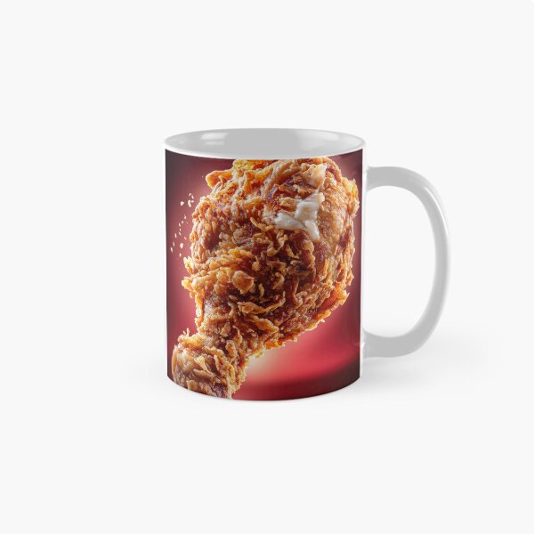 Item preview, Golden Crispy Fried Chicken Drumstick | Crunchy Food Art | Crispy Comfort Food Illustration designed and sold by Grafititee.