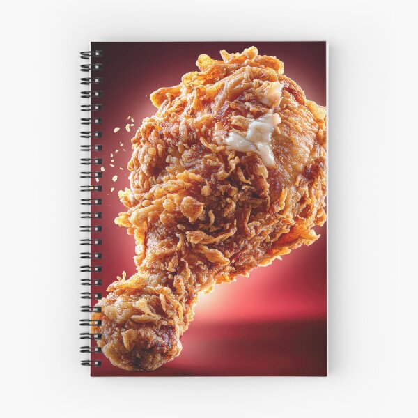 Item preview, Golden Crispy Fried Chicken Drumstick | Crunchy Food Art | Crispy Comfort Food Illustration designed and sold by Grafititee.