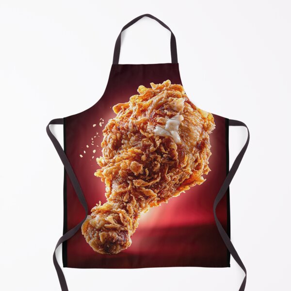 Item preview, Golden Crispy Fried Chicken Drumstick | Crunchy Food Art | Crispy Comfort Food Illustration designed and sold by Grafititee.
