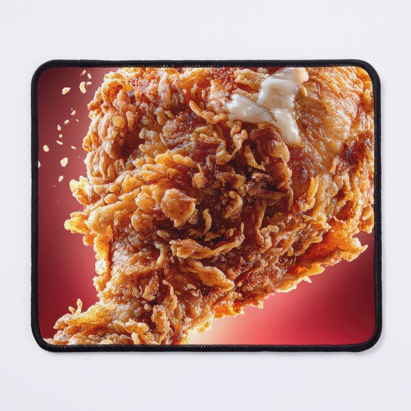 Item preview, Golden Crispy Fried Chicken Drumstick | Crunchy Food Art | Crispy Comfort Food Illustration designed and sold by Grafititee.