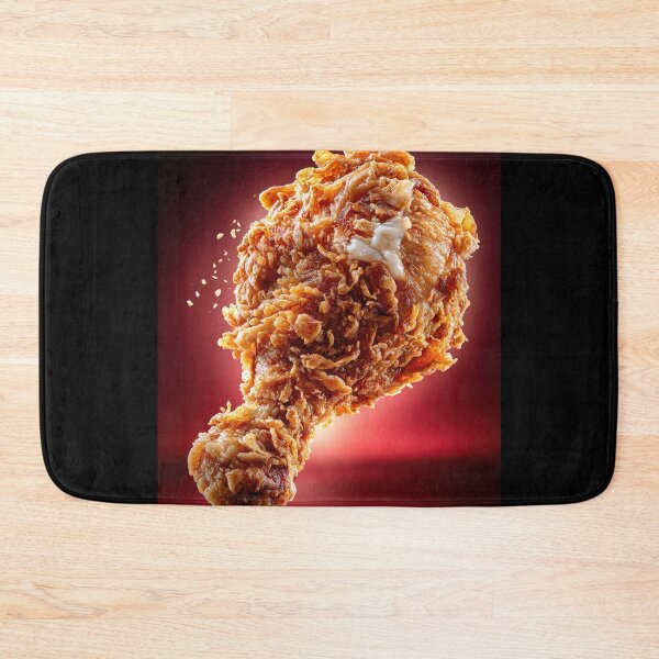 Item preview, Golden Crispy Fried Chicken Drumstick | Crunchy Food Art | Crispy Comfort Food Illustration designed and sold by Grafititee.