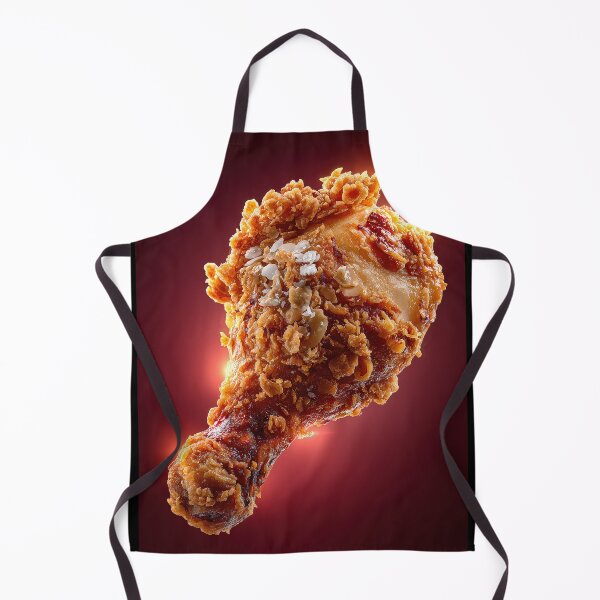 Item preview, Golden Crispy Fried Chicken Drumstick | Crunchy Food Art | Crispy Comfort Food Illustration designed and sold by Grafititee.